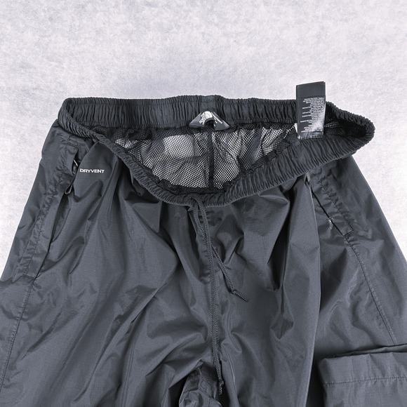 The North Face DryVent Waterproof Rain Pants Women XL Black Zip Hem - Picture 3 of 15